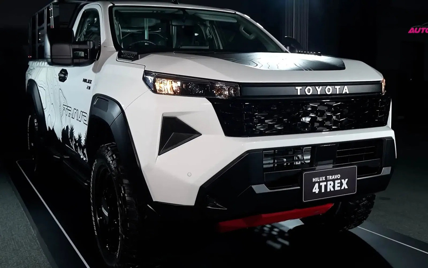 Ảnh thực tế bán tải điện đầu tiên của Toyota- Ảnh 1.