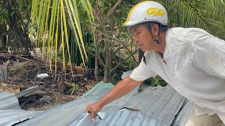 Chủ nh&acirc;n 'c&acirc;y dừa bị t&ocirc;n bay ch&eacute;m đứt th&acirc;n' trong b&atilde;o số 13 n&oacute;i g&igrave;?- Ảnh 2.