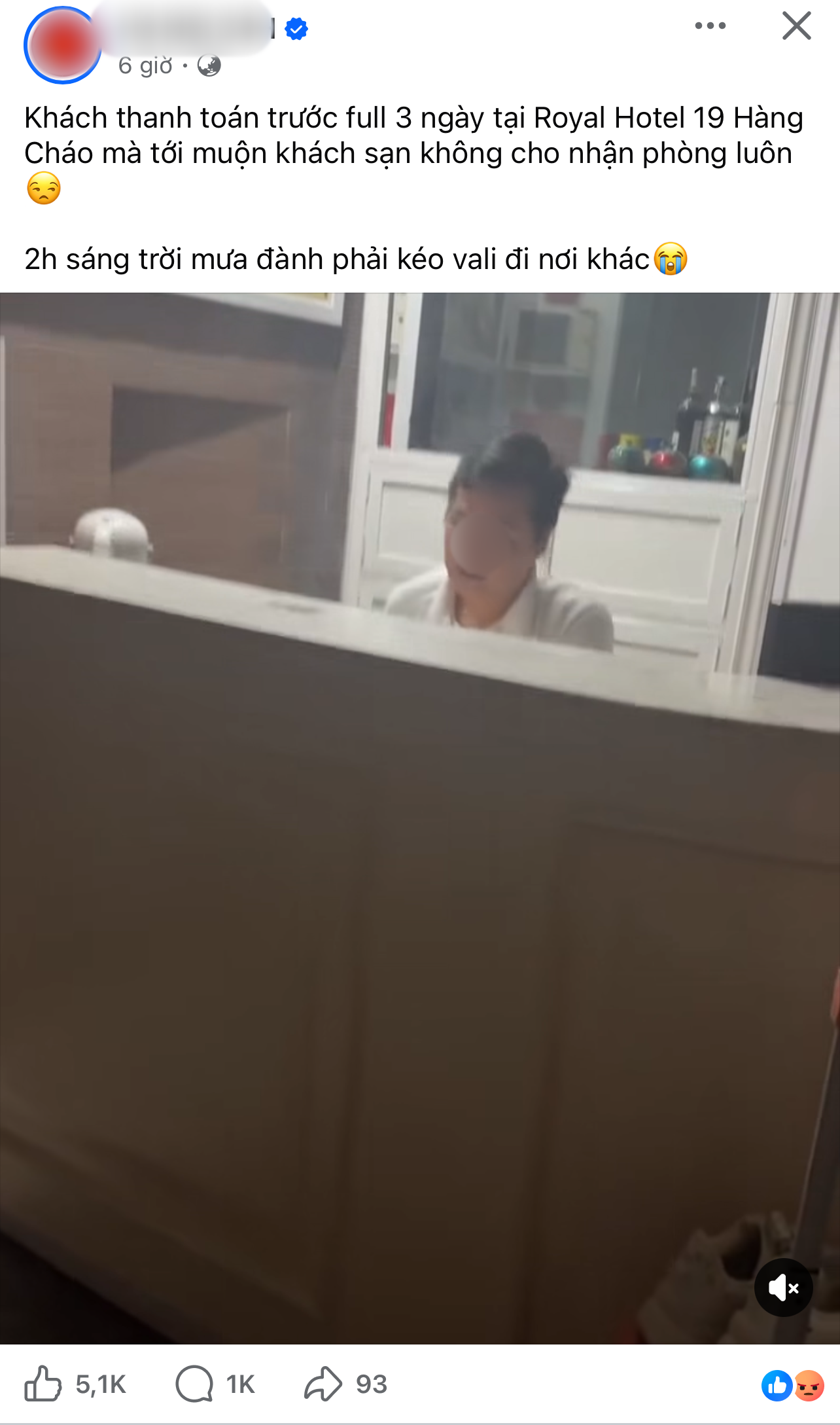 C&ocirc;ng an v&agrave;o cuộc x&aacute;c minh vụ kh&aacute;ch sạn ở H&agrave; Nội "b&ugrave;ng" ph&ograve;ng d&ugrave; kh&aacute;ch đ&atilde; thanh to&aacute;n đủ tiền 3 ng&agrave;y g&acirc;y bức x&uacute;c- Ảnh 1.