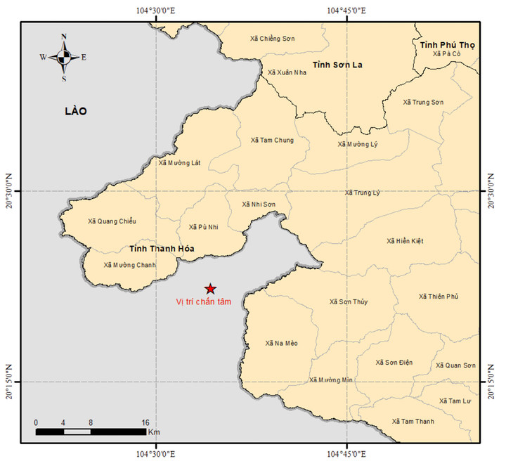 Động đất 4,8 độ tại L&agrave;o, người d&acirc;n H&agrave; Nội cảm nhận rung lắc nhẹ- Ảnh 1.