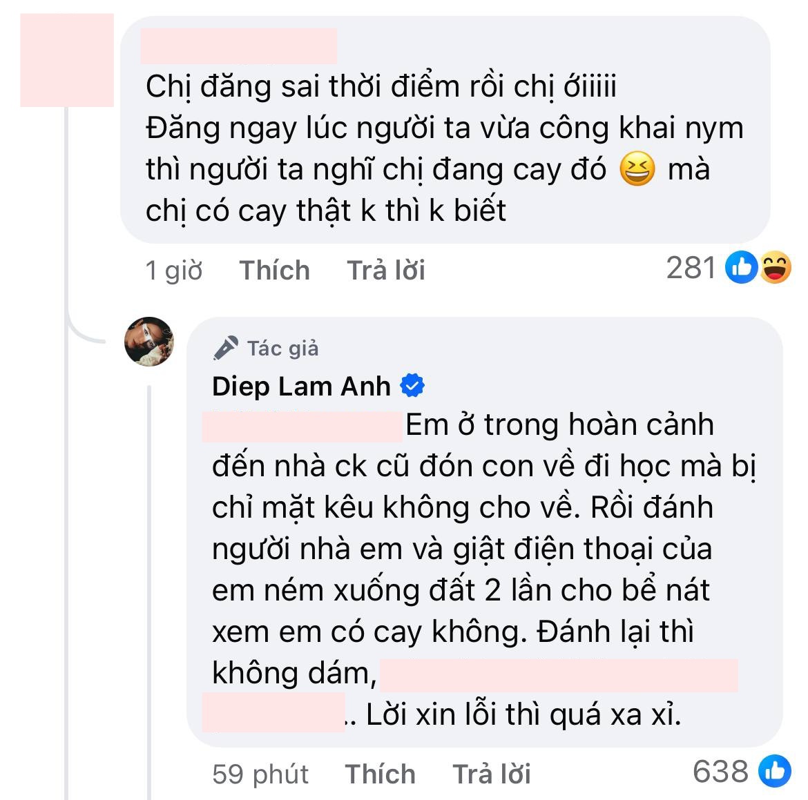 Diệp Lâm Anh đáp trả khi bị nói "cay cú" vì chồng cũ hẹn hò Á hậu- Ảnh 1.