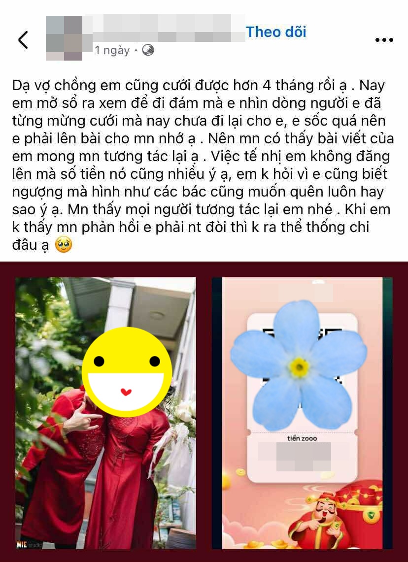 Nóng vụ cô dâu đăng mã QR 