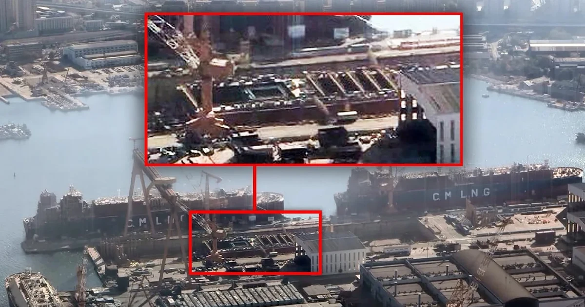 Chi tiết h&eacute; lộ việc Trung Quốc đ&oacute;ng t&agrave;u s&acirc;n bay hạt nh&acirc;n