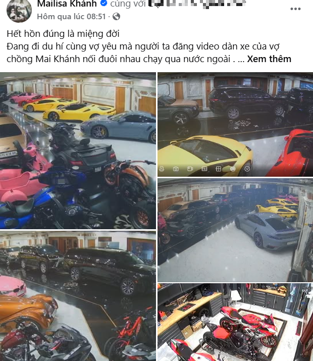 H&igrave;nh ảnh d&agrave;n si&ecirc;u xe b&ecirc;n trong garage của b&agrave; chủ thẩm mỹ viện Mailisa- Ảnh 2.