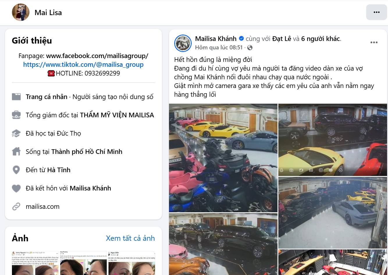 Dàn siêu xe trong gara 'triệu đô' được cho là của vợ chồng chủ hệ thống Mailisa- Ảnh 1.