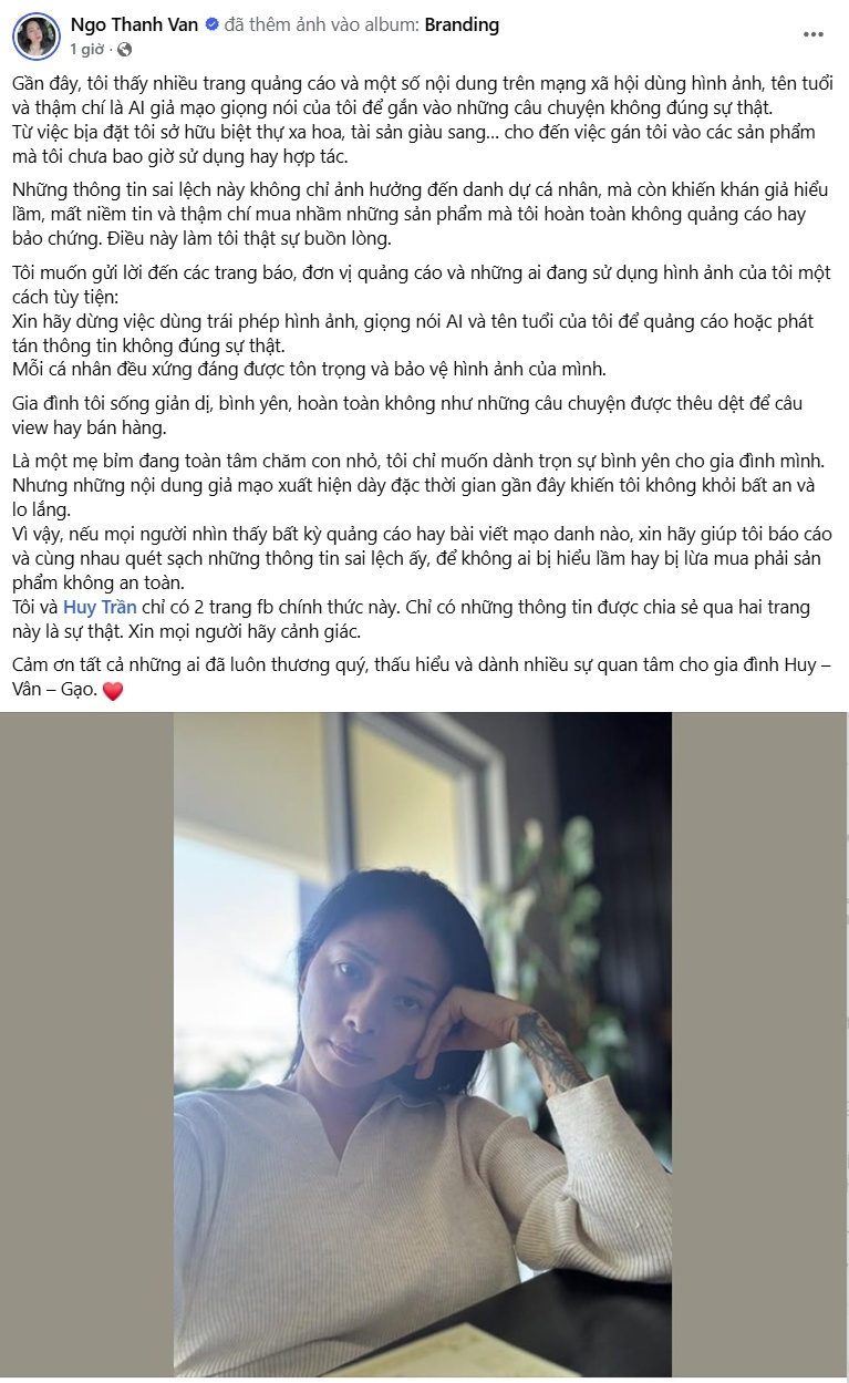 Ngô Thanh Vân thông báo khẩn     - Ảnh 2.