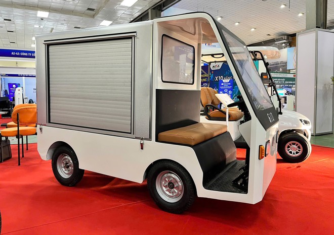 Đây là mẫu xe tải điện mini do người Việt tự thiết kế: Nội địa hoá 70%, giá dự kiến 35 triệu đồng - Ảnh 1. Đây là mẫu xe tải điện mini do người Việt tự thiết kế: Nội địa hoá 70%, giá dự kiến 35 triệu đồng - Ảnh 1.