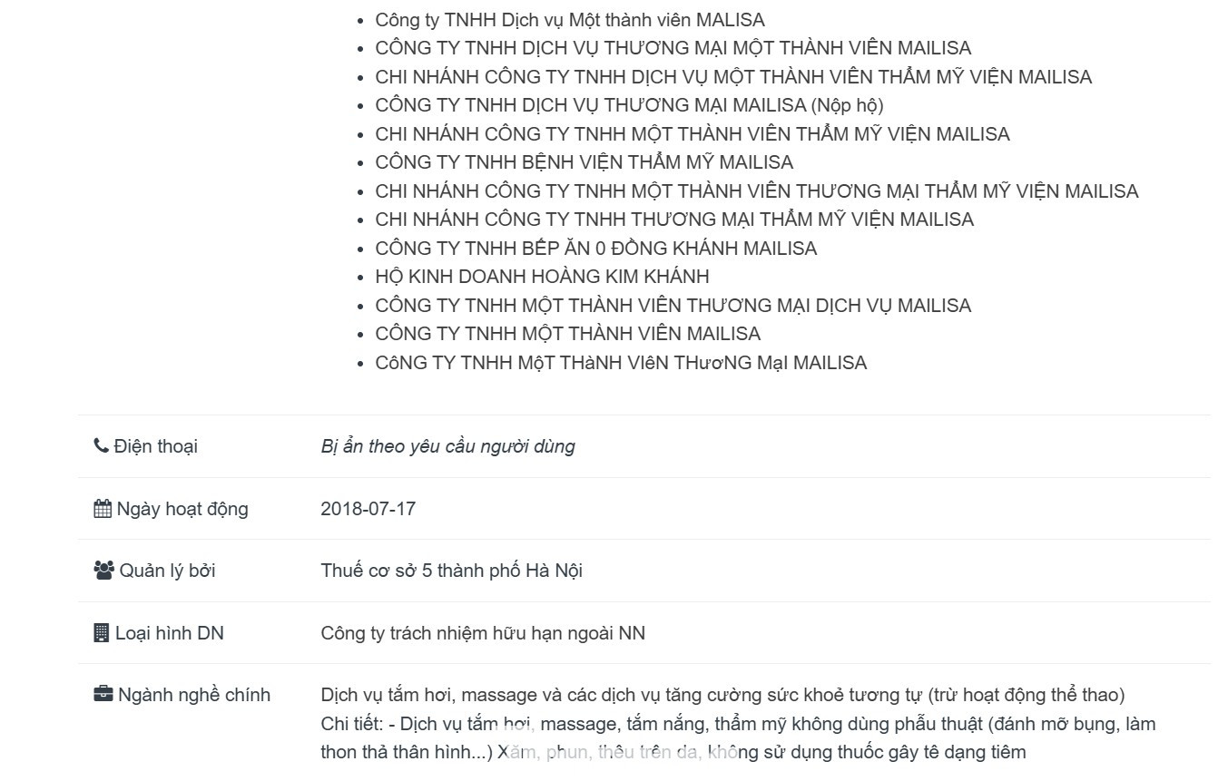 Điều bất thường xảy ra tại thẩm mỹ viện Mailisa trước khi bị công an khám xét- Ảnh 2.