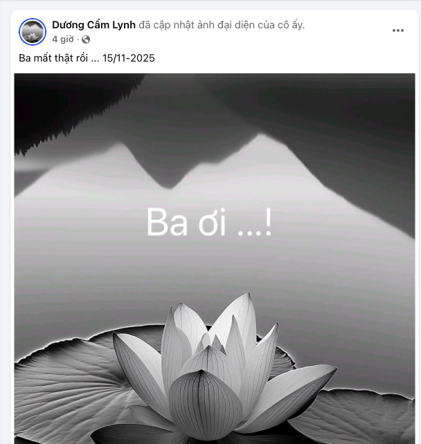 Loạt sao Việt vào chia buồn cùng Dương Cẩm Lynh- Ảnh 1. Loạt sao Việt vào chia buồn cùng Dương Cẩm Lynh- Ảnh 1.