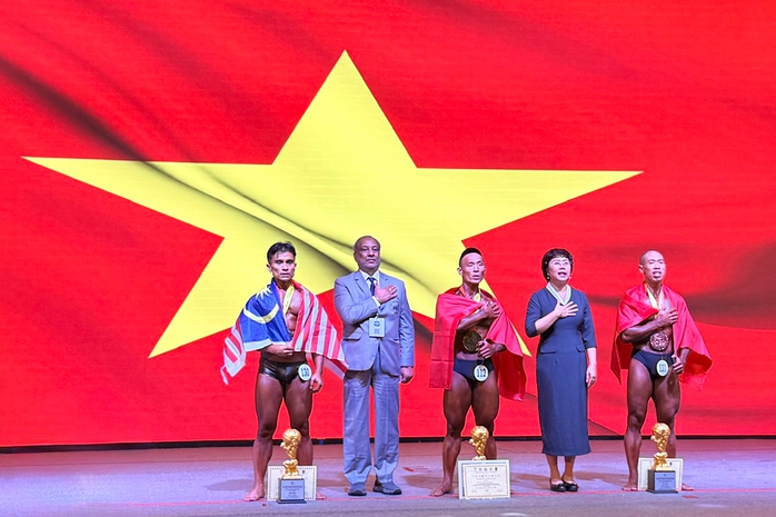 Thể hình Việt Nam lập kỳ tích "hat-trick vàng" vô địch thế giới - Ảnh 6.