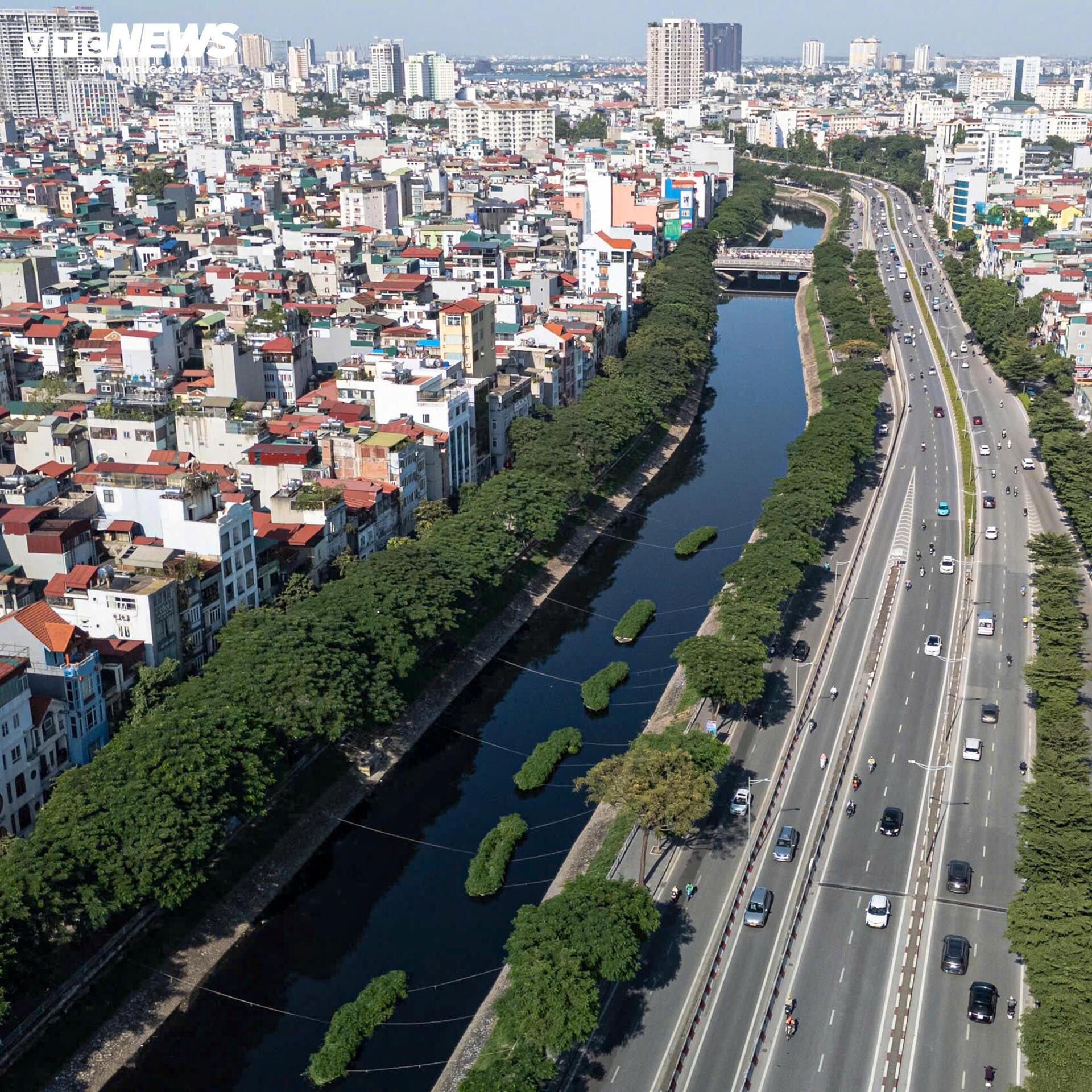S&ocirc;ng T&ocirc; Lịch nh&igrave;n từ tr&ecirc;n cao trước khi 'lột x&aacute;c' th&agrave;nh c&ocirc;ng vi&ecirc;n xanh- Ảnh 8.