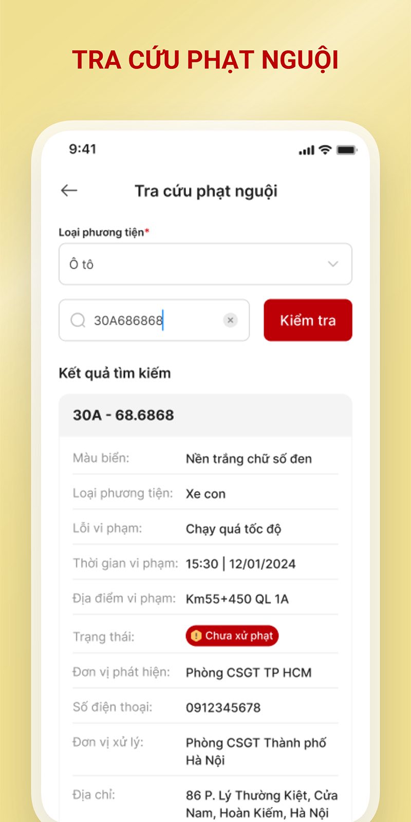 Công an TPHCM hướng dẫn cài ứng dụng xem phạt nguội dễ dàng- Ảnh 4. Công an TPHCM hướng dẫn cài ứng dụng xem phạt nguội dễ dàng- Ảnh 4.
