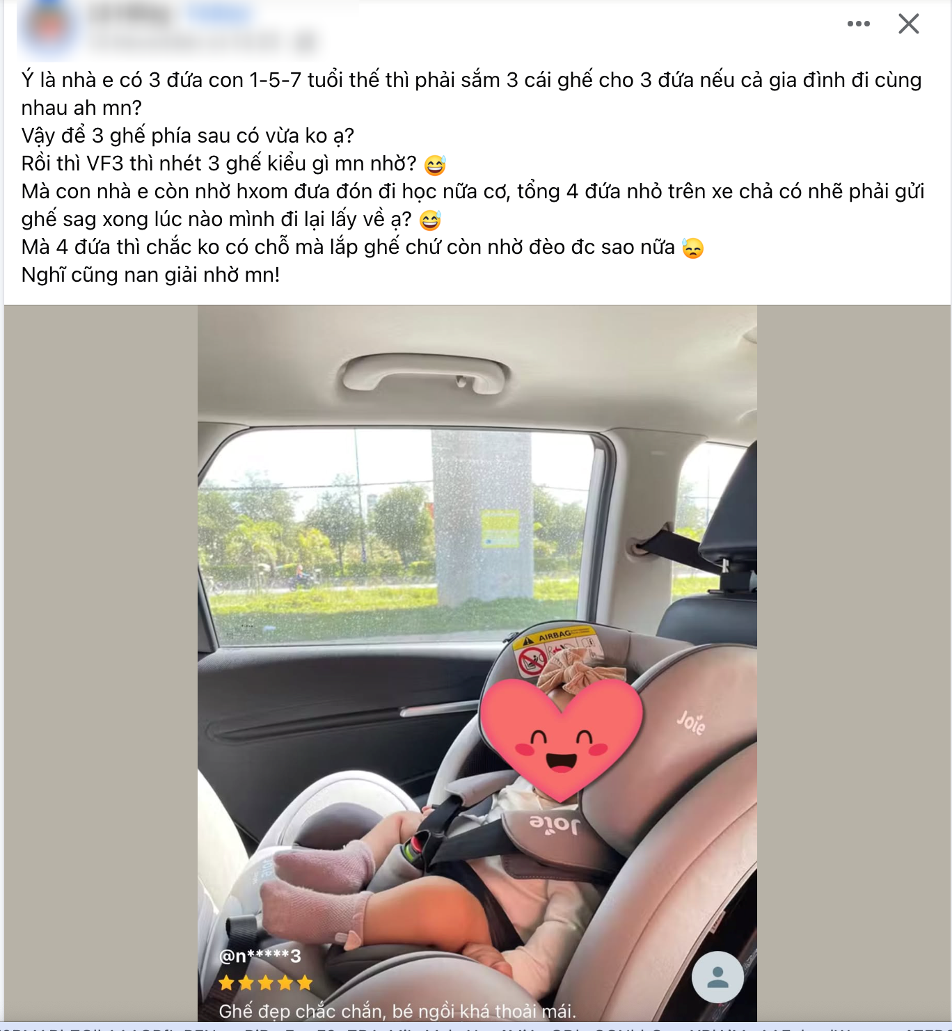 Phụ huynh băn khoăn trước quy định &ocirc; t&ocirc; bắt buộc ghế an to&agrave;n cho trẻ từ 1/1/2026: Gia đ&igrave;nh 2-3 con th&igrave; phải chuẩn bị bao nhi&ecirc;u ghế?- Ảnh 1.