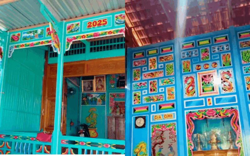 Nh&agrave; gỗ miền T&acirc;y: V&igrave; sao phải xanh ngắt, hoa văn rực rỡ mới ra đ&uacute;ng chất 