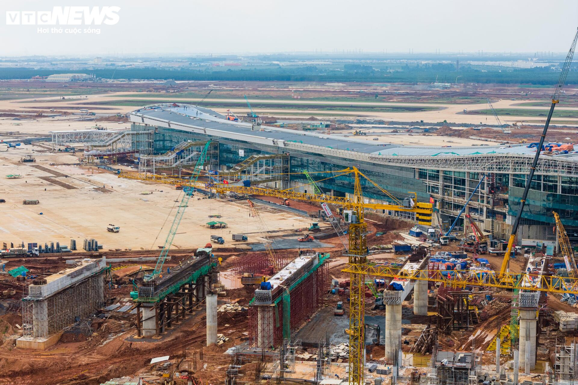 Toàn cảnh sân bay Long Thành trước ngày đón chuyến bay đầu tiên- Ảnh 6.