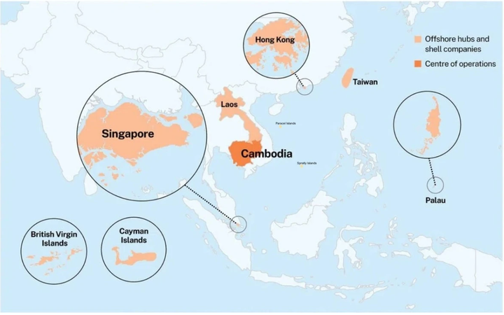 'Vòi bạch tuộc' vươn xa từ đế chế lừa đảo 15 tỷ USD của ông trùm Trần Chí- Ảnh 1.