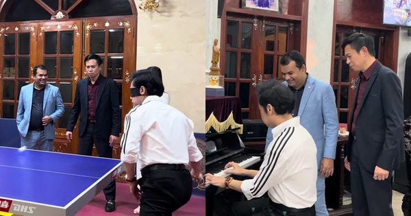 Ngọc Sơn bịt mắt l&agrave;m 1 việc trong biệt thự d&aacute;t v&agrave;ng, kh&aacute;ch nước ngo&agrave;i trầm trồ