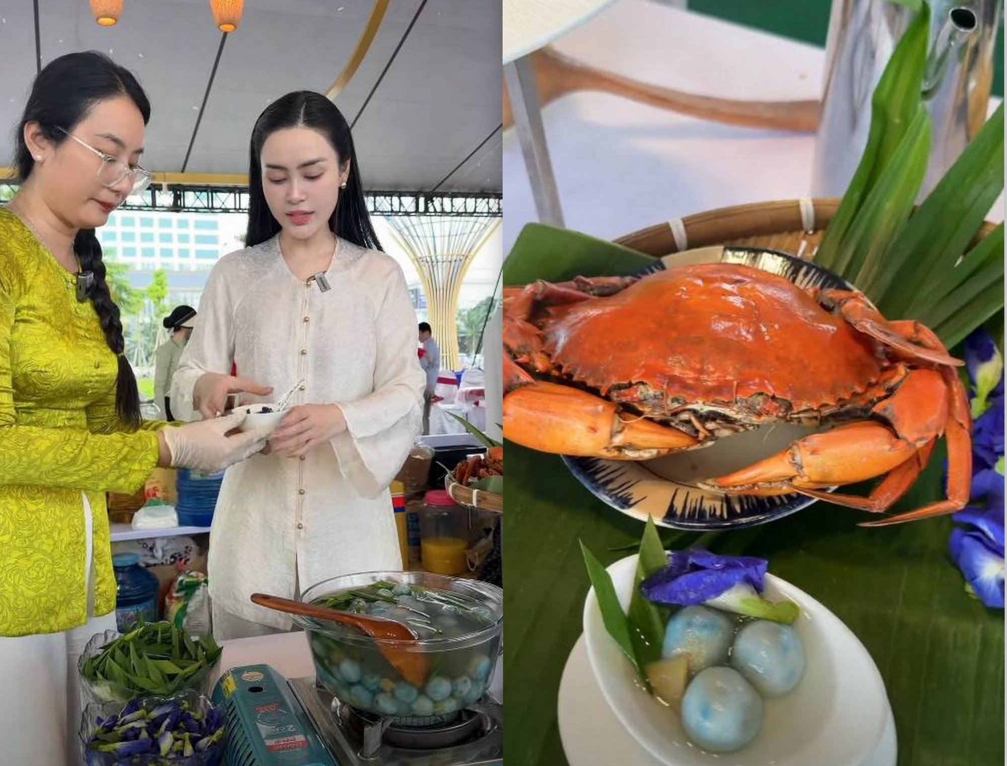 Hoa hậu Lý Kim Thảo review món chè cua ở Cà Mau- Ảnh 4.