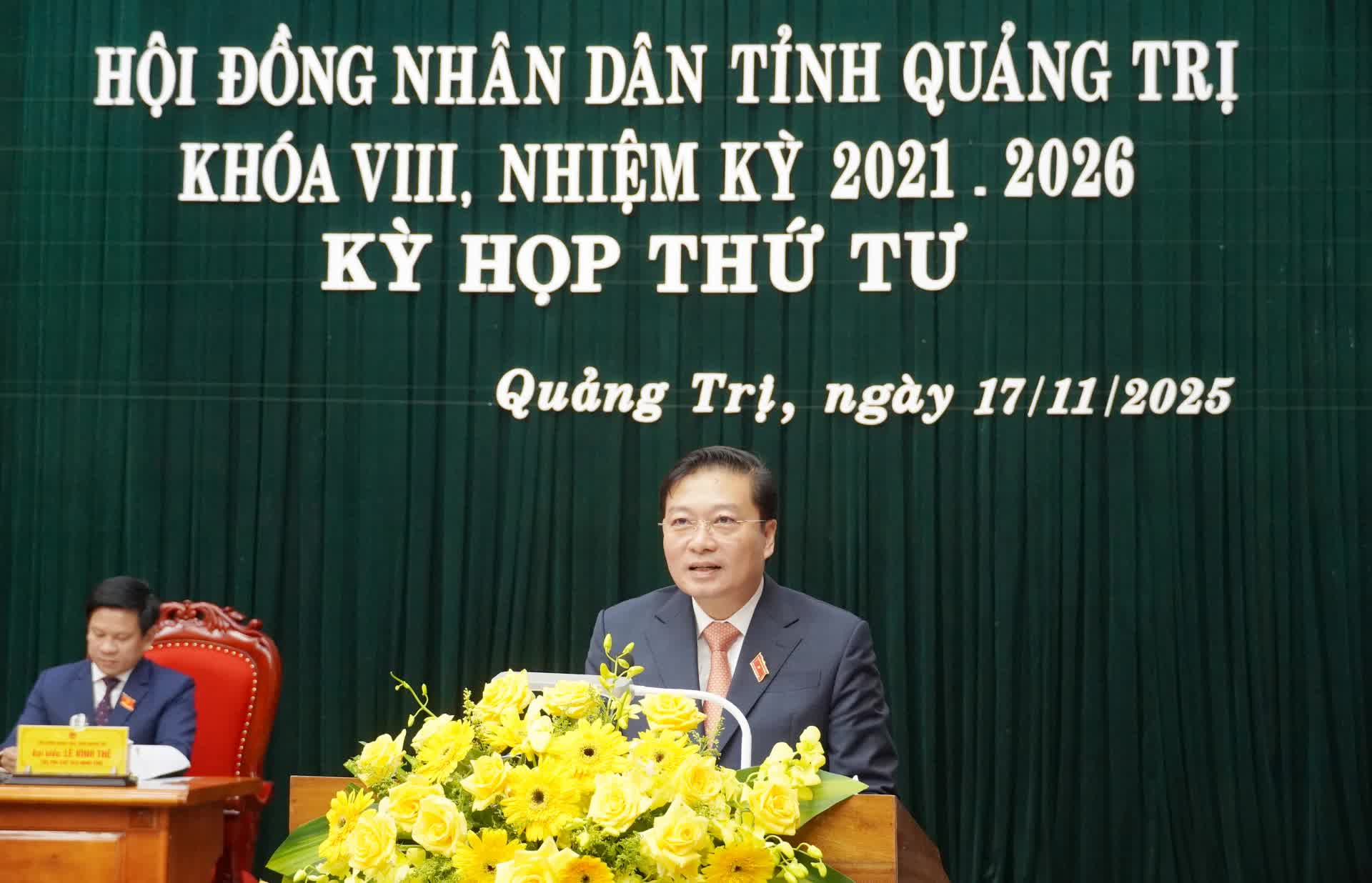 Đồng chí Lê Hồng Vinh được bầu giữ chức Chủ tịch UBND tỉnh Quảng Trị- Ảnh 1.