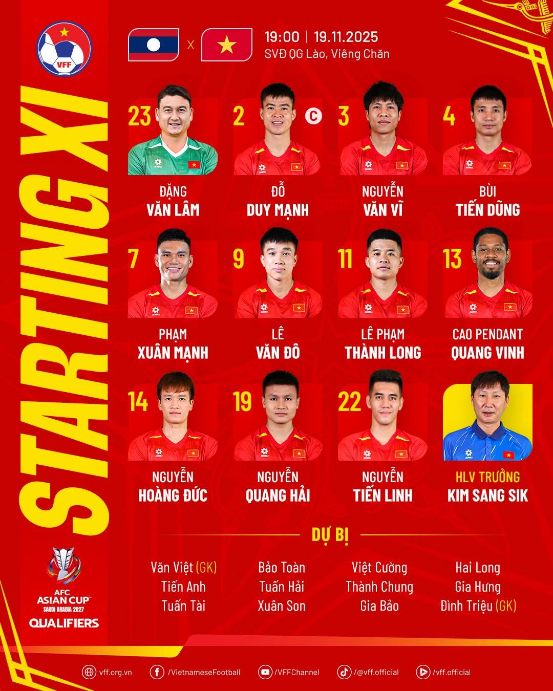 Diễn biến Việt Nam vs Lào: Nguyễn Xuân Son vào sân, HLV Kim Sang-sik tăng cường hàng công- Ảnh 3.