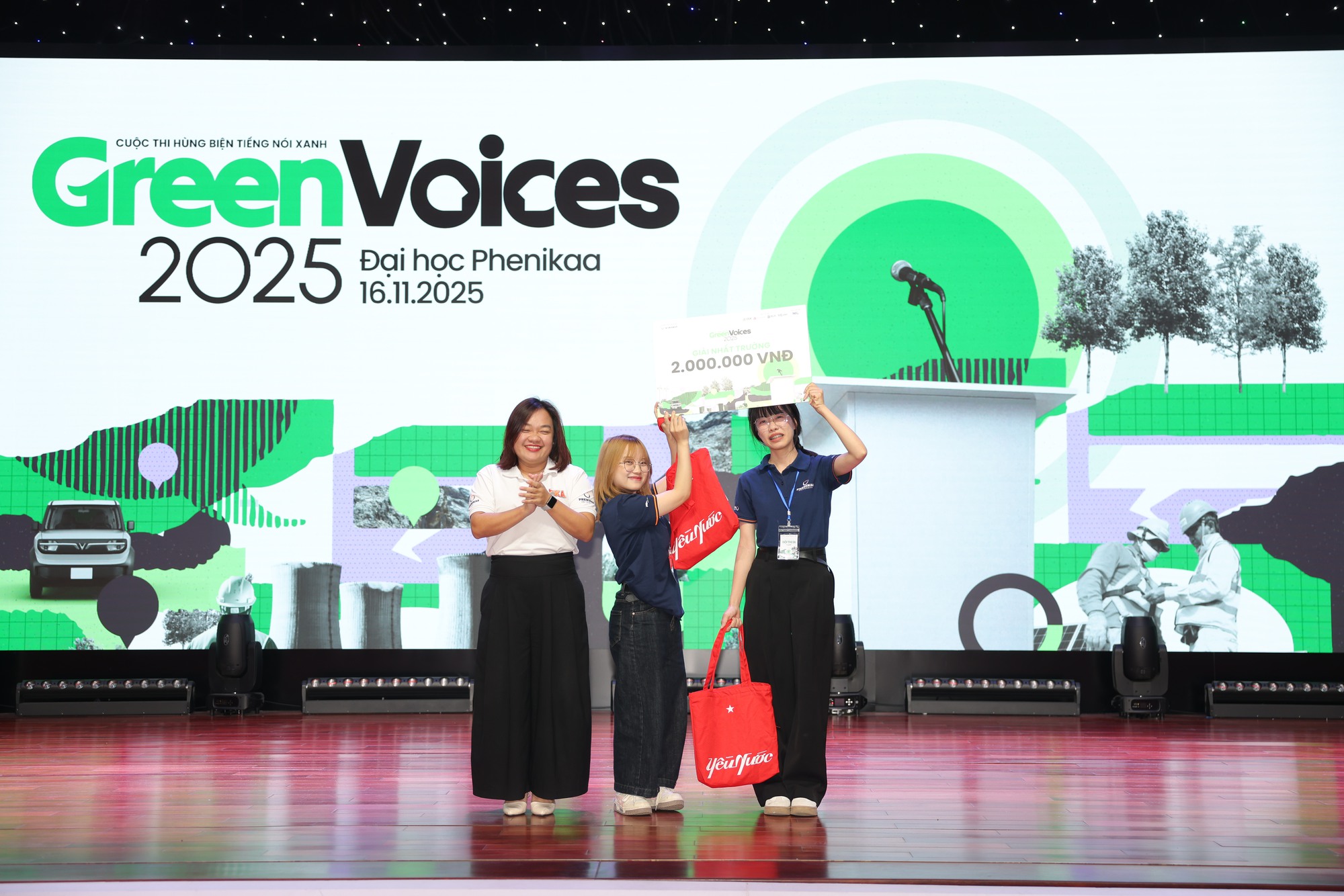 Giành điểm cao nhất tại Green Voices, cặp đôi nữ sinh chia sẻ: ‘Nằm ngủ cũng mơ thấy đang tập luyện cùng nhau’- Ảnh 1. Giành điểm cao nhất tại Green Voices, cặp đôi nữ sinh chia sẻ: ‘Nằm ngủ cũng mơ thấy đang tập luyện cùng nhau’- Ảnh 1.