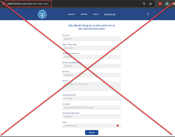 Sự thật về trang web datlichbhxh.com- Ảnh 1. img