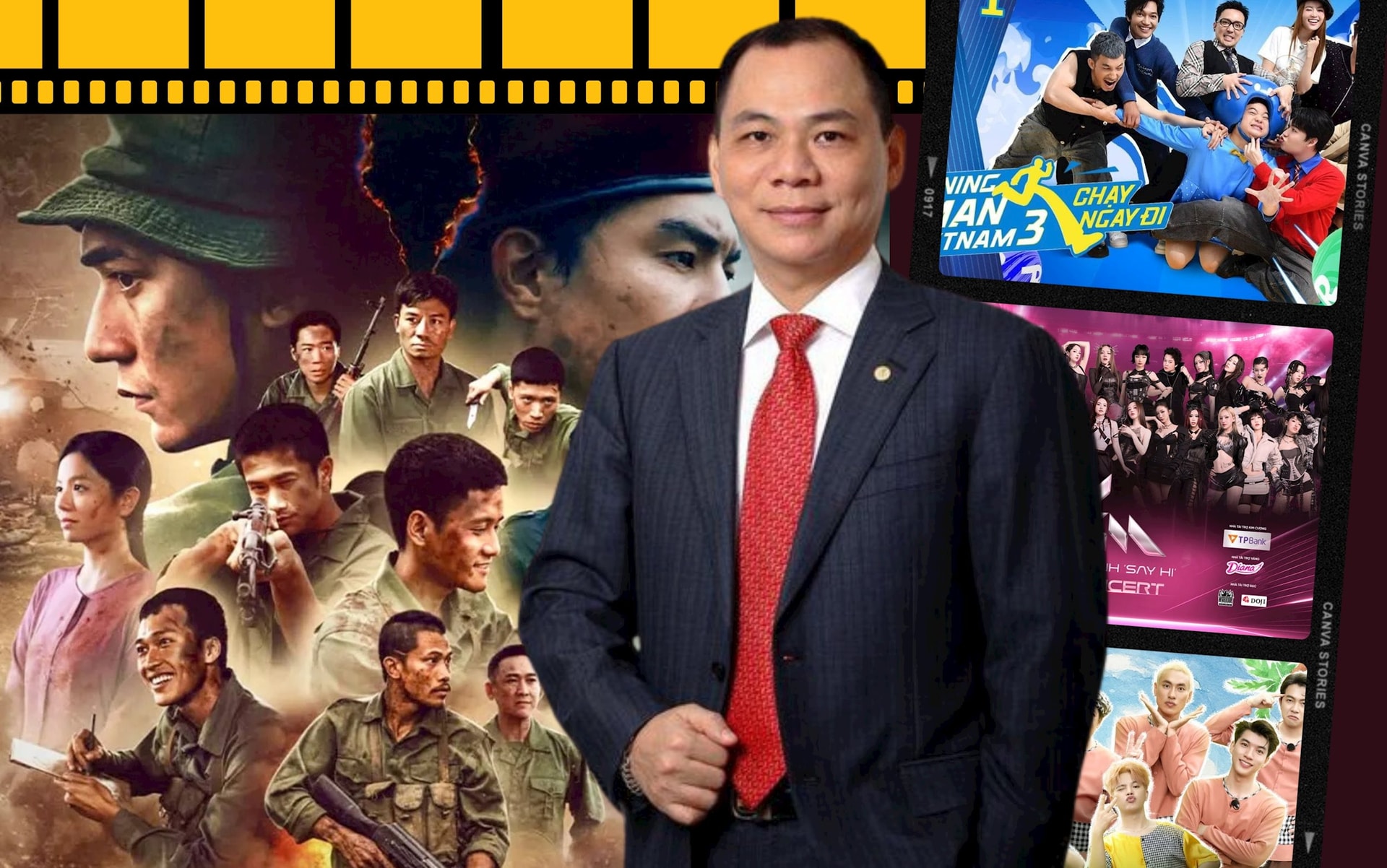 Tỷ phú Phạm Nhật Vượng rót tiền tỷ cho “tân binh” lấn sân giải trí: Đường đua phim – gameshow Việt sắp đổi ngôi?- Ảnh 1.