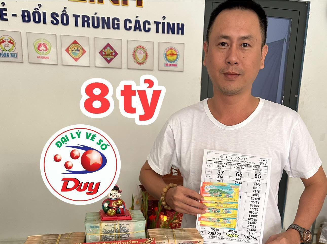 Xổ số miền Nam: Hy hữu người đàn ông trúng đặc biệt lần 2, chọn ngày tốt 20-11 đổi thưởng- Ảnh 1.