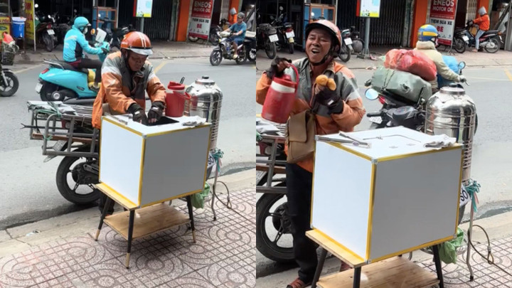 X&uacute;c động clip shipper d&ugrave; đ&oacute;i vẫn kh&ocirc;ng tham b&aacute;nh mỳ 0 đồng, để phần người sau- Ảnh 1.
