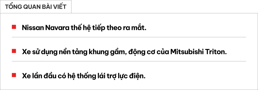 Nissan Navara ra mắt: 'Ruột' Mitsubishi Triton, thiết kế khác biệt, bản Pro4X cực ngầu cạnh tranh Ranger- Ảnh 1. Nissan Navara ra mắt: 'Ruột' Mitsubishi Triton, thiết kế khác biệt, bản Pro4X cực ngầu cạnh tranh Ranger- Ảnh 1.