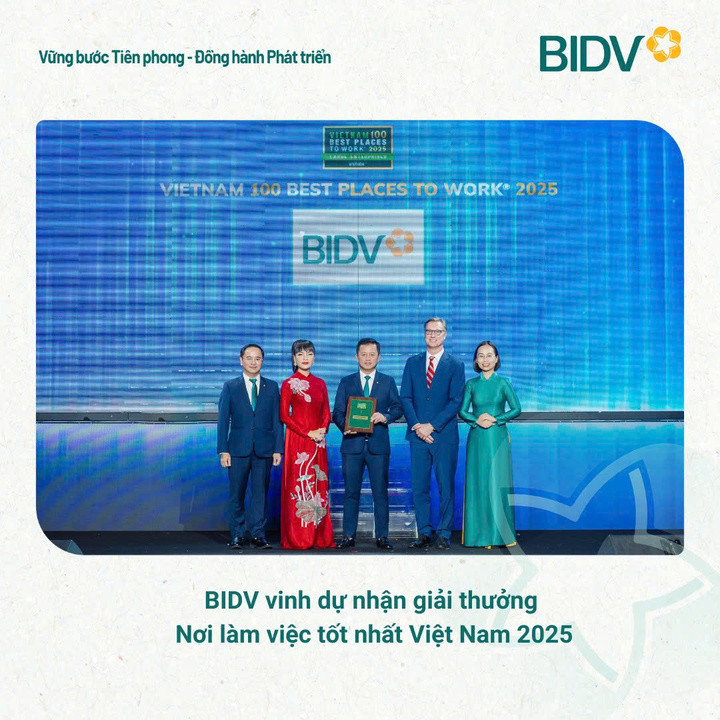 BIDV được vinh danh 'Nơi làm việc tốt nhất Việt Nam' năm thứ ba liên tiếp- Ảnh 1.