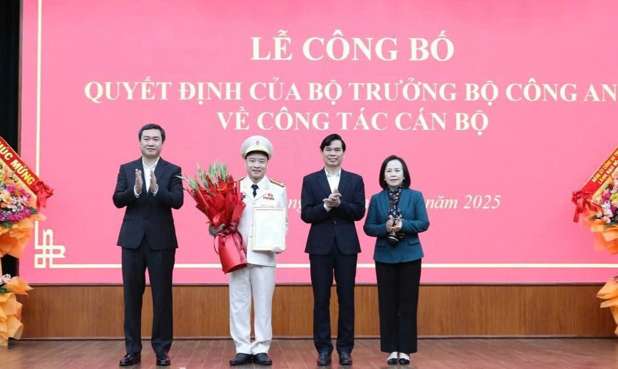 Thượng tá Vũ Thanh Tùng làm Giám đốc Công an tỉnh Lạng Sơn- Ảnh 1.