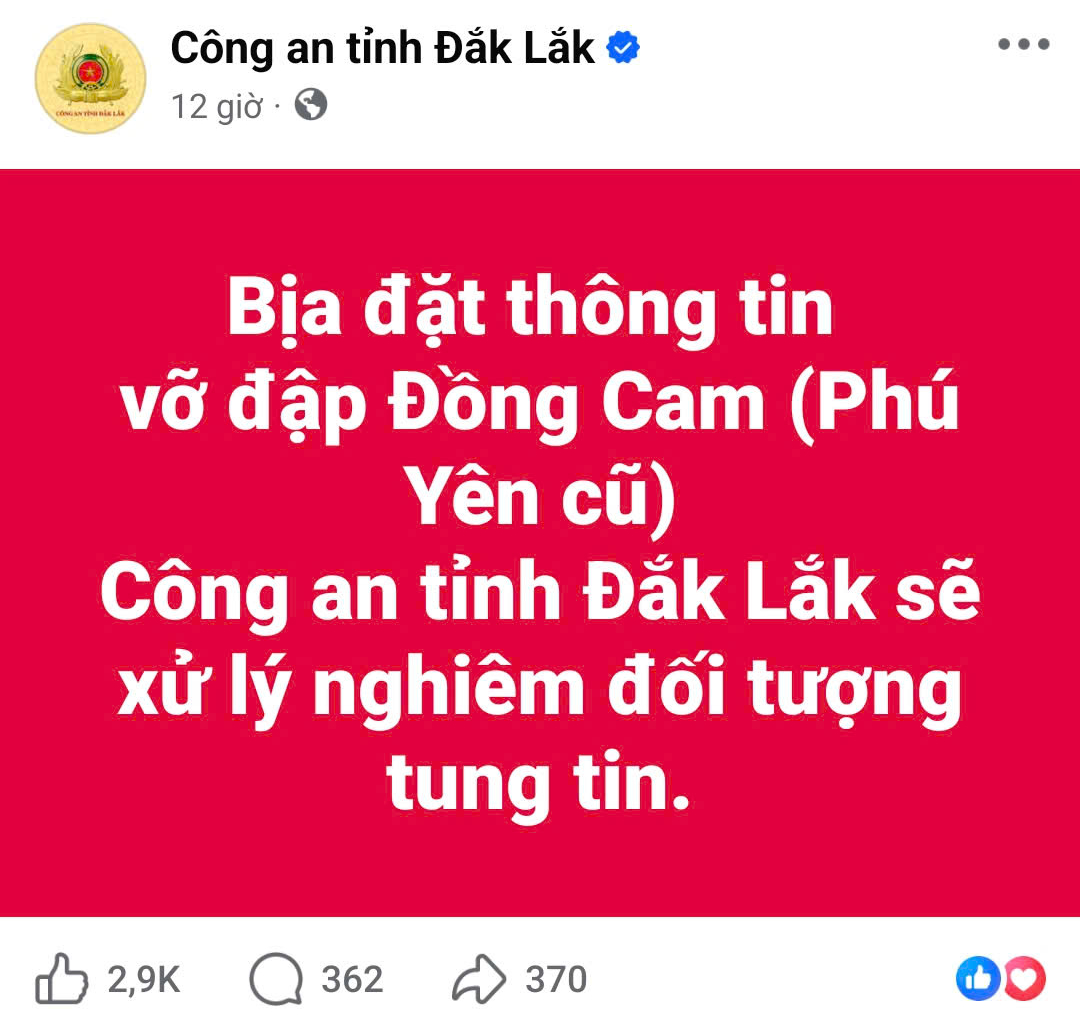 Xử lý nghiêm những người đưa thông tin thất thiệt về mưa lũ ở Đắk Lắk- Ảnh 1.
