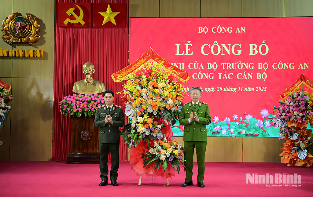Bộ Công an điều động, bổ nhiệm Cục trưởng, Phó Cục trưởng, 3 Giám đốc Công an tỉnh- Ảnh 3.