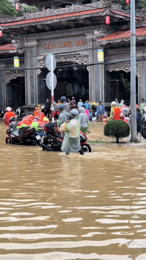 Khoảnh khắc giải cứu những ch&uacute; c&uacute;n giữa mưa lũ lịch sử ở miền Trung: V&igrave; sinh mạng n&agrave;o cũng qu&yacute; gi&aacute;- Ảnh 5.