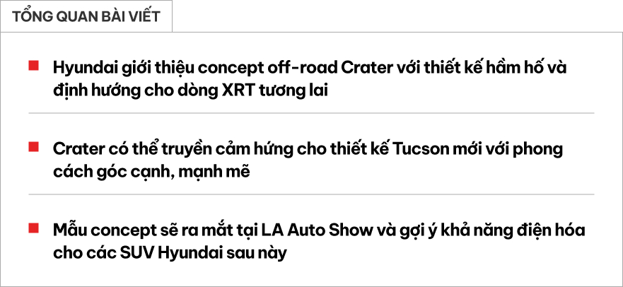 Hyundai ‘lấn sân’ SUV off-road: Dáng hầm hố như xe tăng, thiết kế có thể ảnh hưởng tới Tucson đời mới- Ảnh 1. Hyundai ‘lấn sân’ SUV off-road: Dáng hầm hố như xe tăng, thiết kế có thể ảnh hưởng tới Tucson đời mới- Ảnh 1.