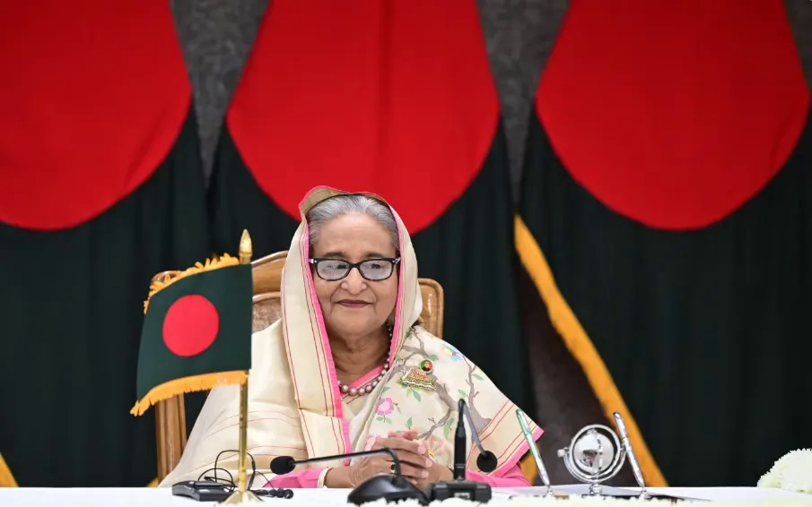 Cự Thủ tướng Bangladesh Sheikh Hasina (Ảnh: AFP/Getty)