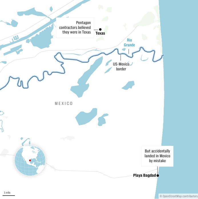 Nhà thầu quốc phòng Mỹ vô tình cắm biển báo "Khu vực Phòng thủ Quốc gia" trên đất Mexico - Hải quân nước láng giềng hành động- Ảnh 3.