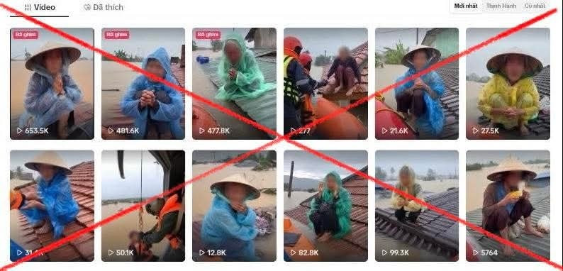 Phẫn nộ dùng tin giả về bão lũ miền Trung câu view bất chấp- Ảnh 2.