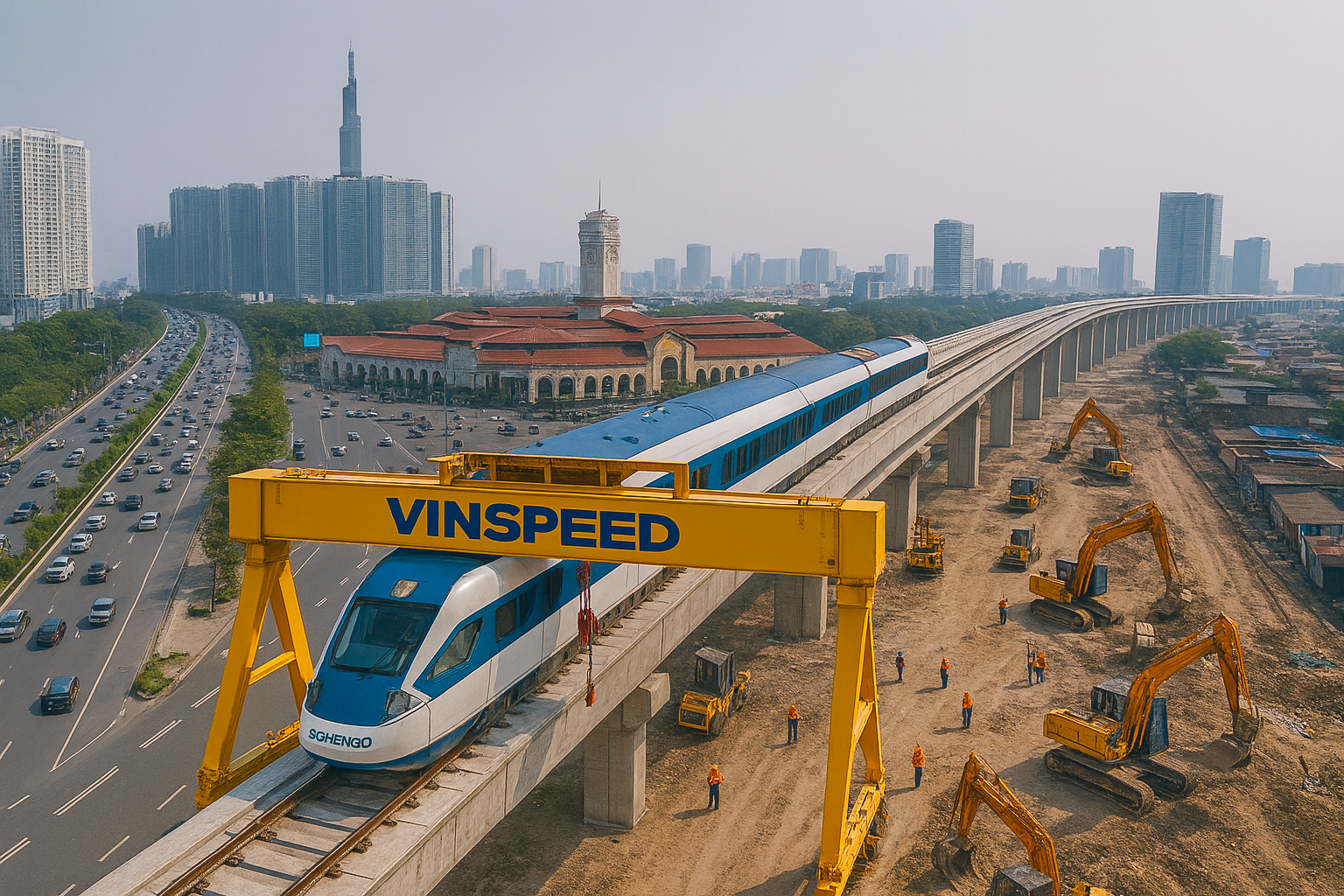 Tuyến đường sắt cao tốc Bến Thành – Cần Giờ: Vingroup định xây trong 2 năm, còn Nhật Bản, Pháp, Trung Quốc làm bao lâu?- Ảnh 5.