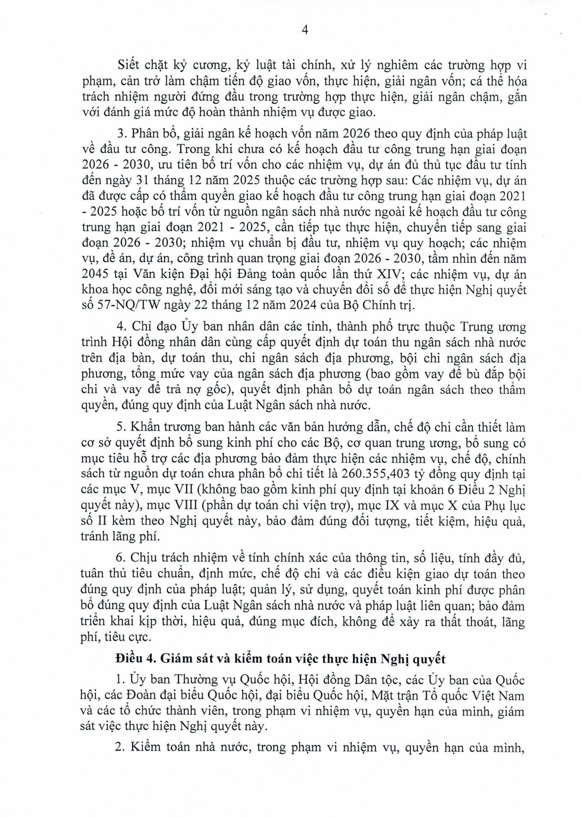 Nghị quyết 246/2025/QH15: Quốc hội quyết nghị dành nguồn thực hiện điều chỉnh tiền lương, lương hưu, phụ cấp- Ảnh 5.