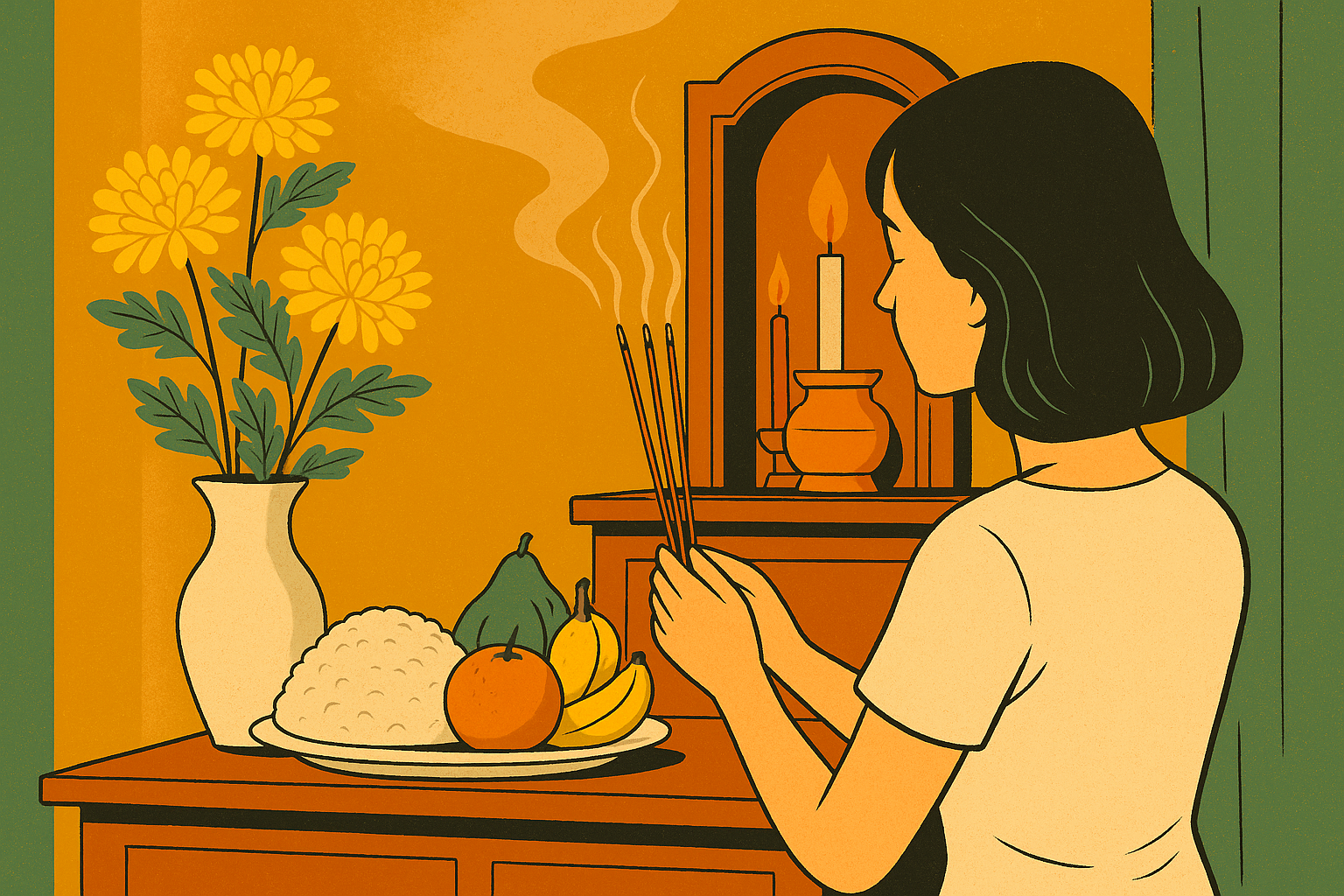 Rằm tháng 10 Âm lịch thắp mấy nén hương để công việc ổn định, tiền bạc bớt lao đao?- Ảnh 1.