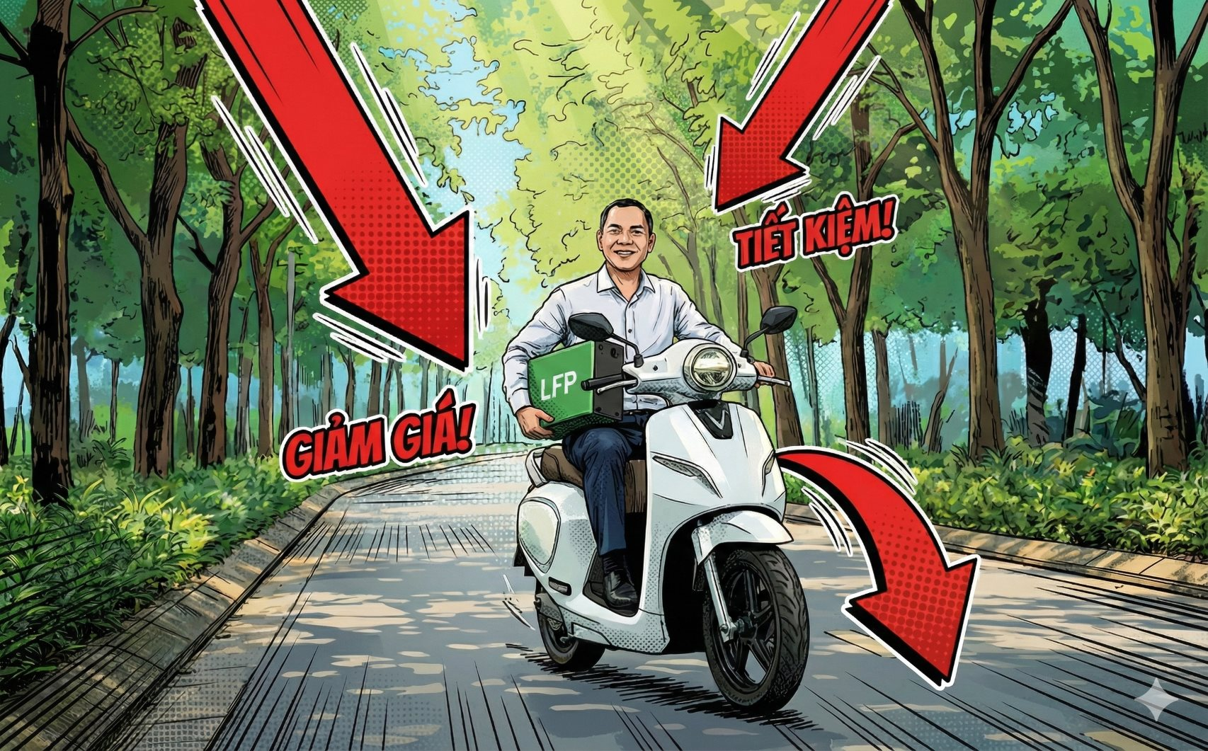 Xe máy điện VinFast bán ra gấp 6 lần, Xanh SM chỉ mua 1%: Nước cờ của ông Phạm Nhật Vượng với pin giá rẻ, đón đầu quy định siết xe xăng- Ảnh 1.