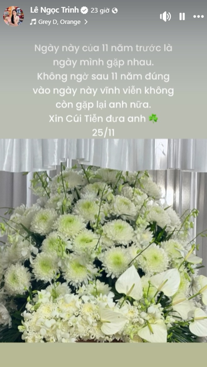 Bạn trai cũ vừa qua đời của Ngọc Trinh là ai?- Ảnh 2.