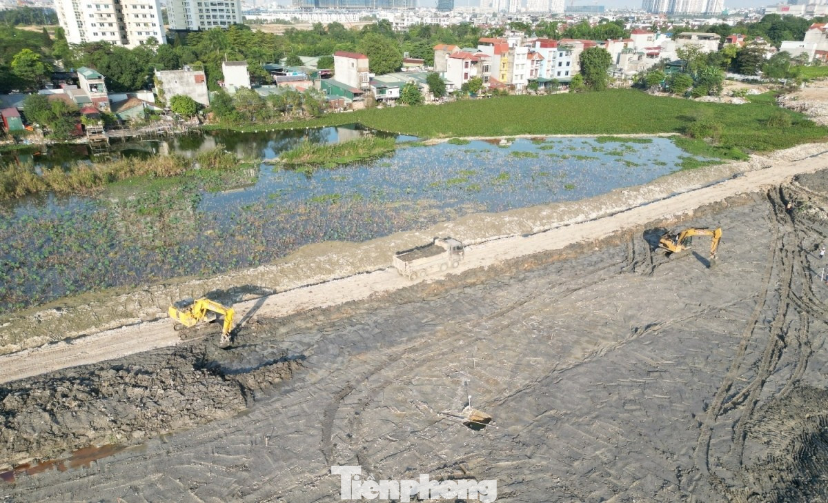 Hình hài khu depot tuyến metro Nam Thăng Long - Trần Hưng Đạo sau 1 tháng thi công- Ảnh 3.