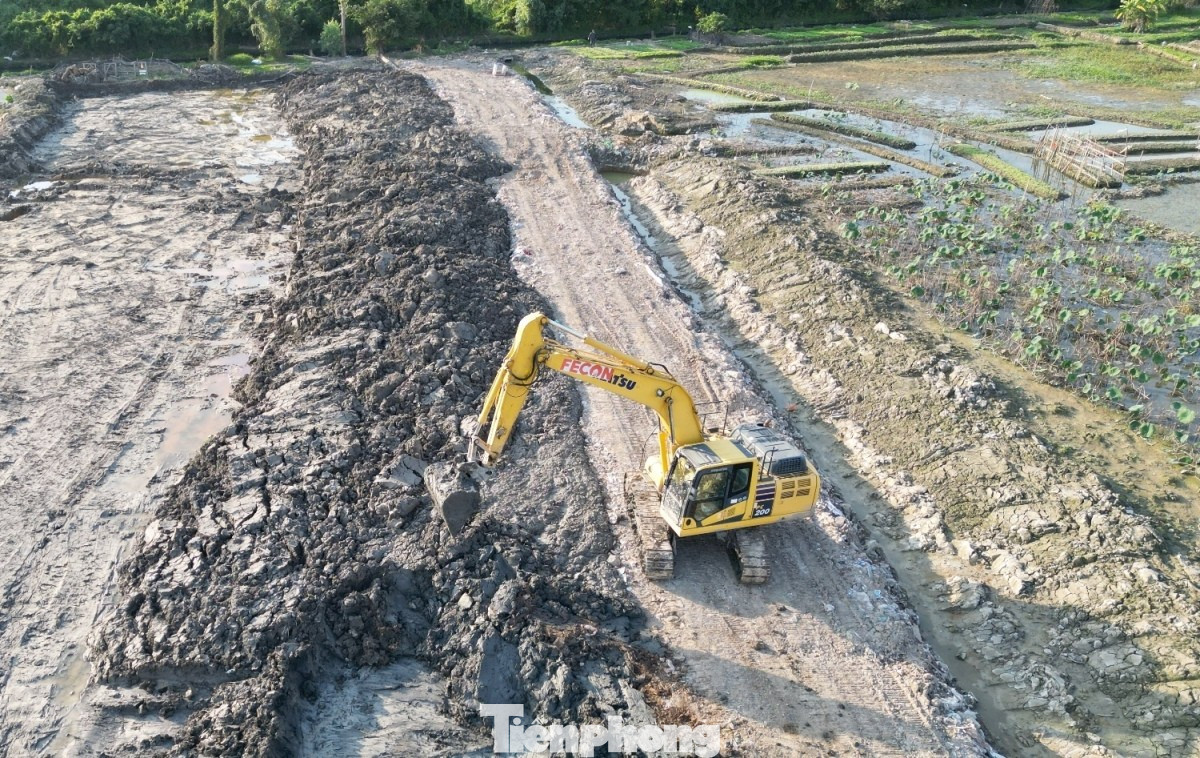 Hình hài khu depot tuyến metro Nam Thăng Long - Trần Hưng Đạo sau 1 tháng thi công- Ảnh 5.
