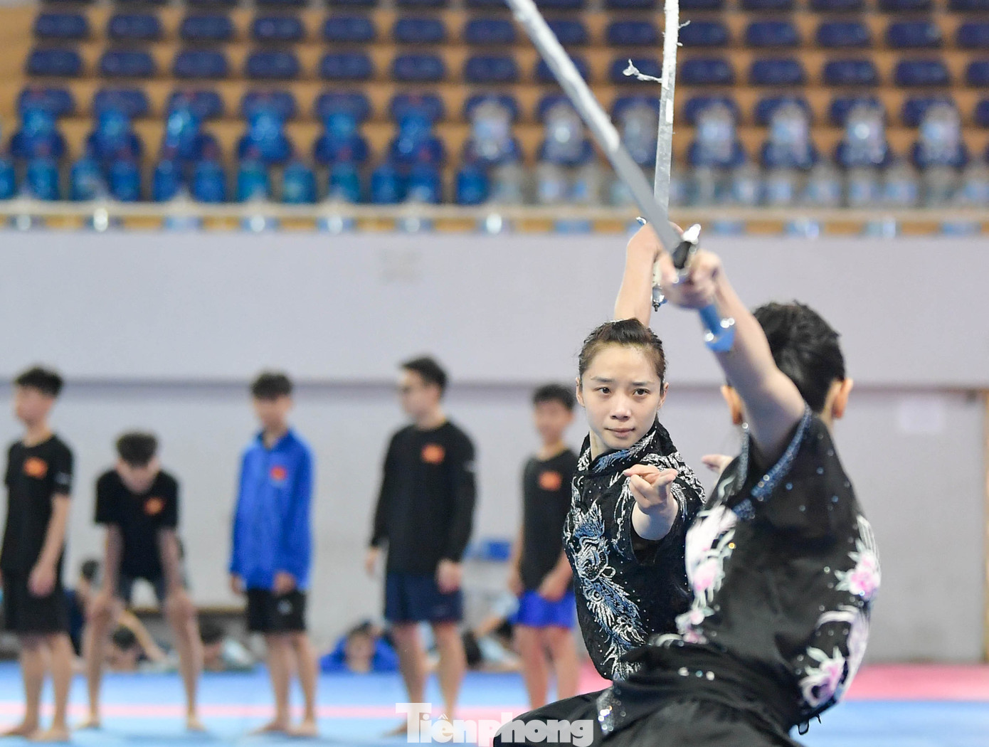 SEA Games 33: Chiêm ngưỡng thần thái đầy mê hoặc của các tuyển thủ wushu Việt Nam- Ảnh 8.