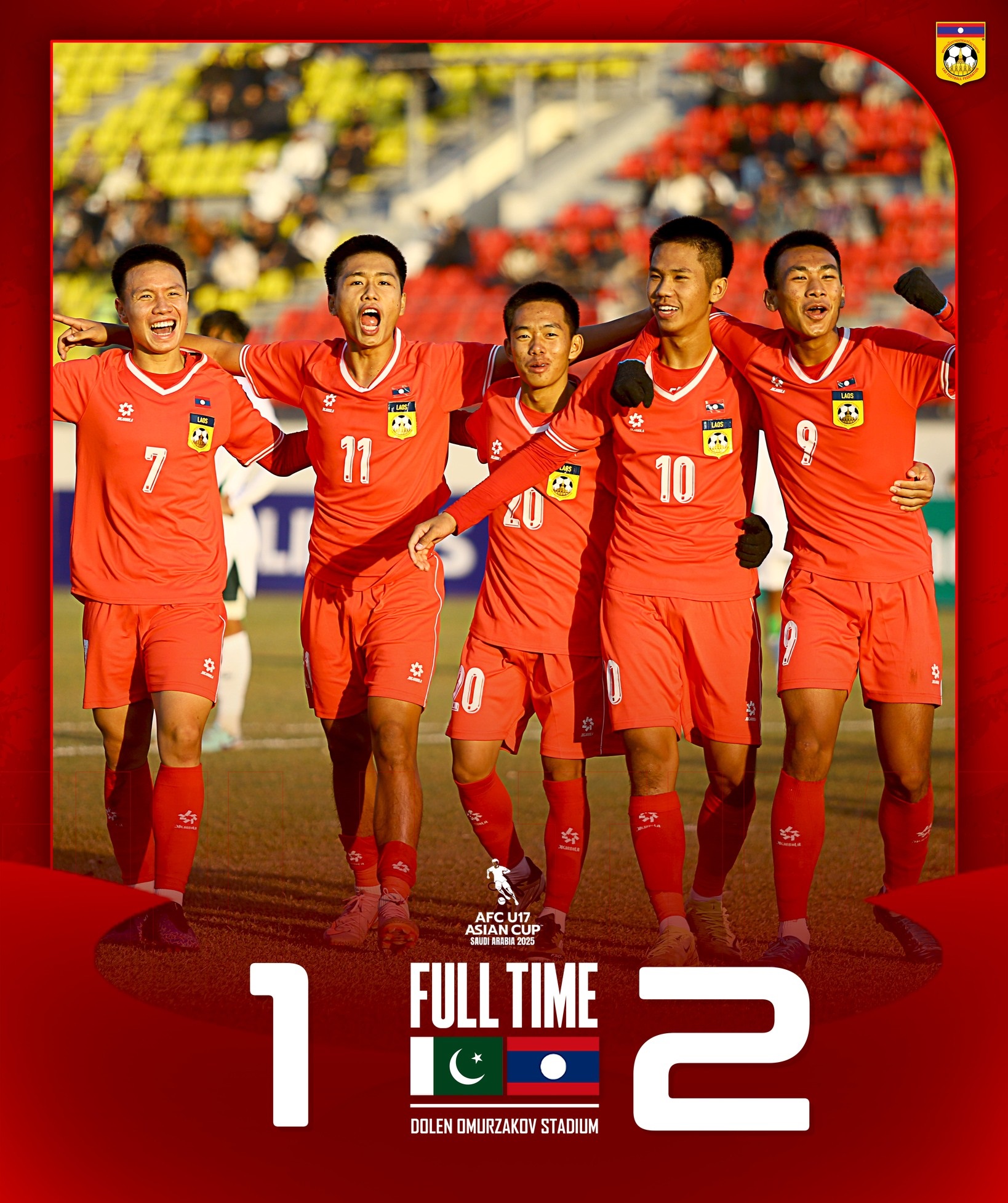 Tuyển Lào tiếp đà thăng hoa, thắng 3 trận liền ở giải châu Á, ganh đua quyết liệt ngôi đầu bảng- Ảnh 2.