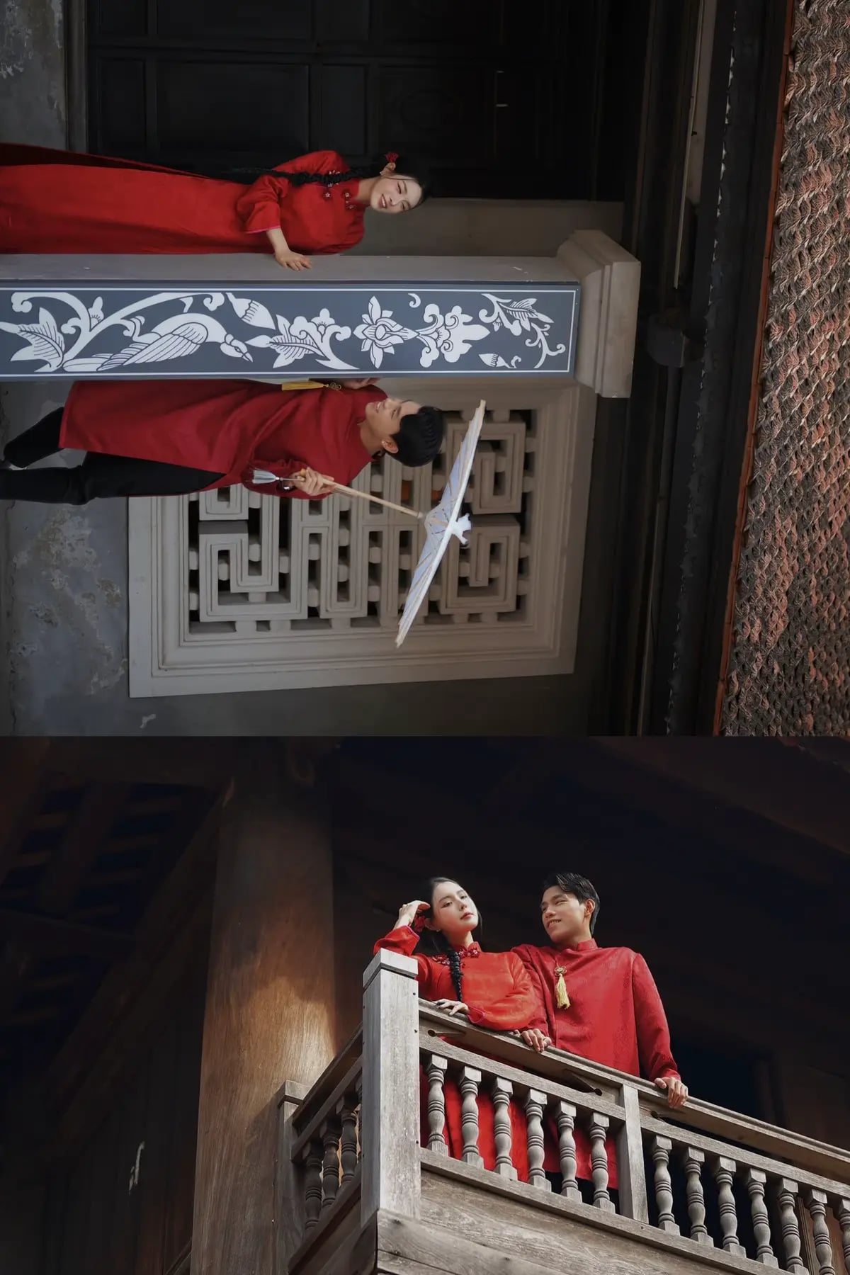 Văn Thanh chụp ảnh áo dài cứ ngỡ ăn hỏi với bạn gái gia thế "trâm anh thế phiệt" - Ảnh 4. Văn Thanh chụp ảnh áo dài cứ ngỡ ăn hỏi với bạn gái gia thế "trâm anh thế phiệt" - Ảnh 4.