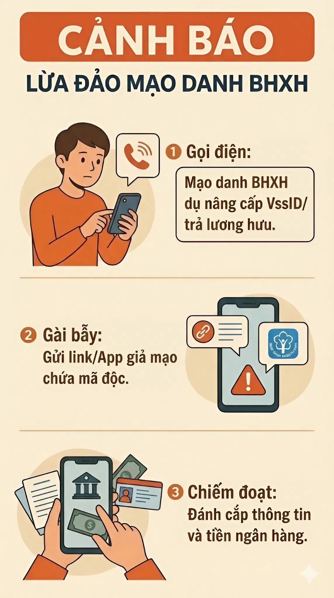 Công an cảnh báo khẩn liên quan đến Bảo hiểm xã hội của người dân - Ảnh 1.